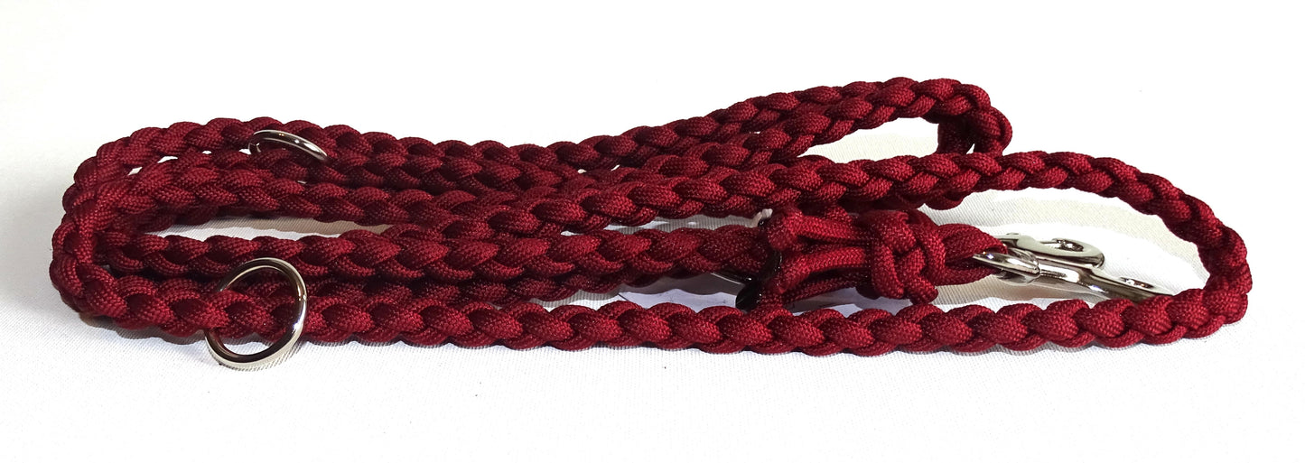 Paracord Leine mini in Bordeaux