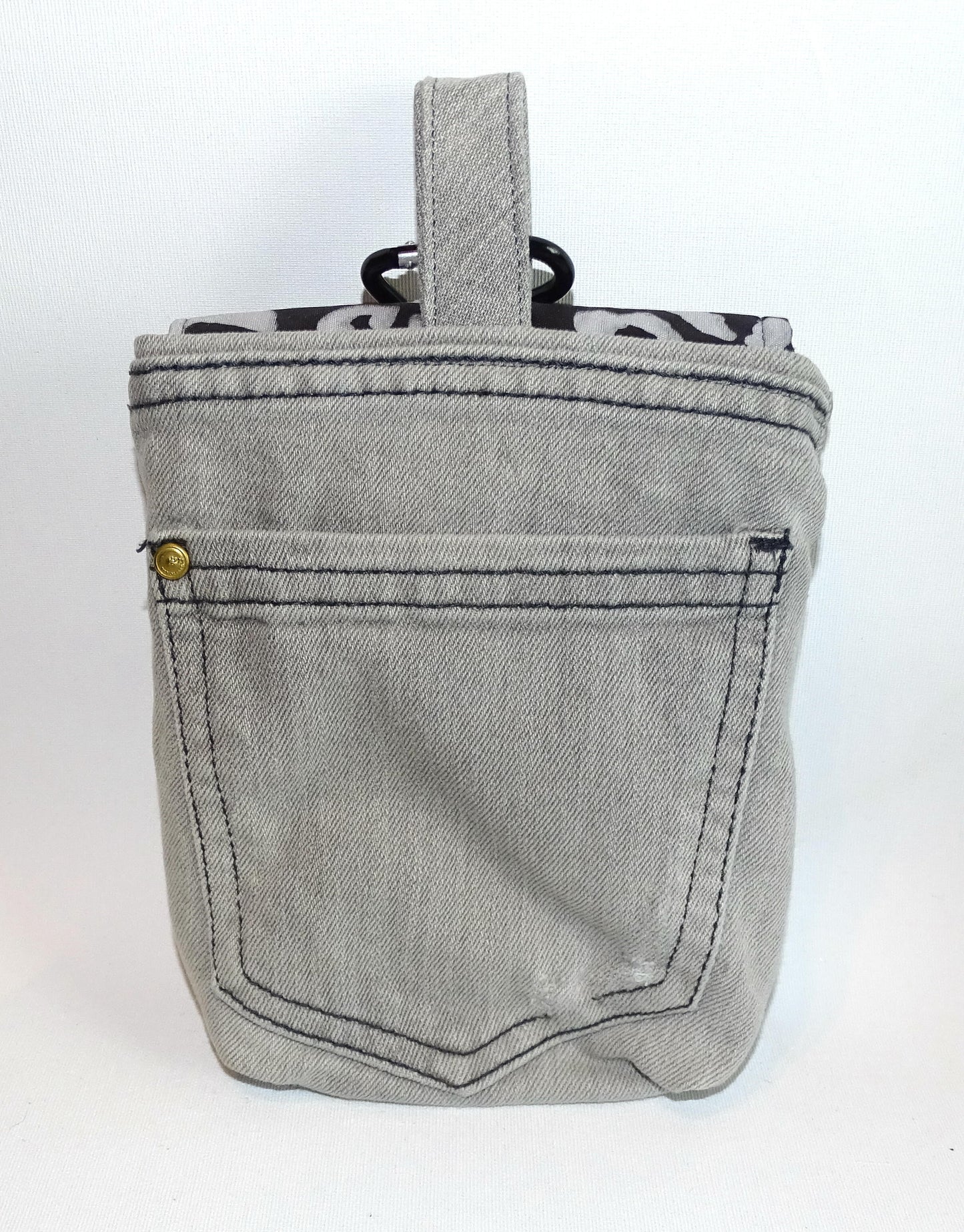 Futterbeutel Jeans grau