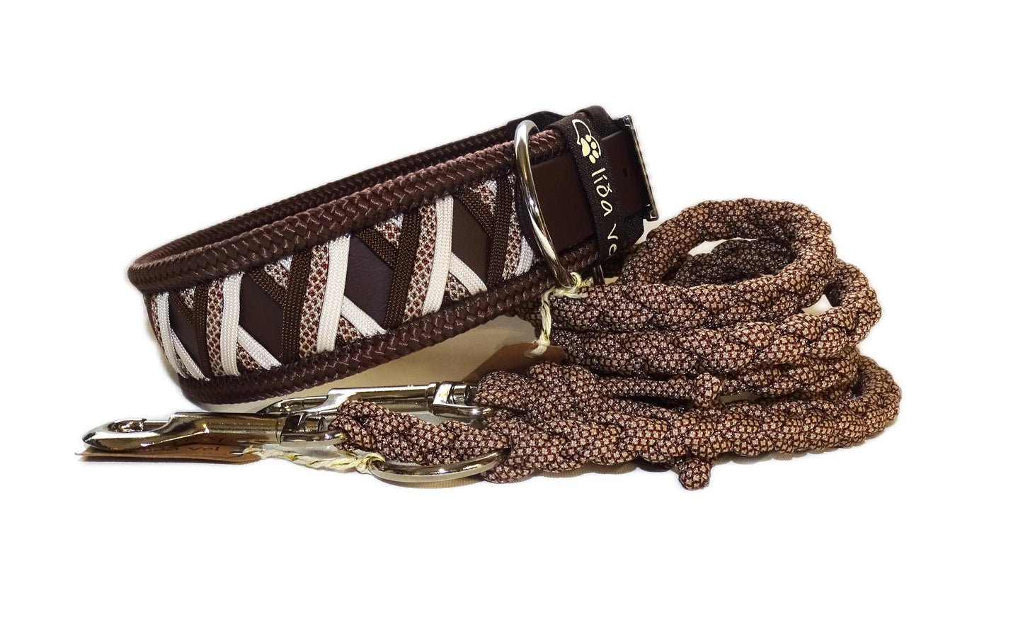 Funny Biothane Halsband Braun verstellbar