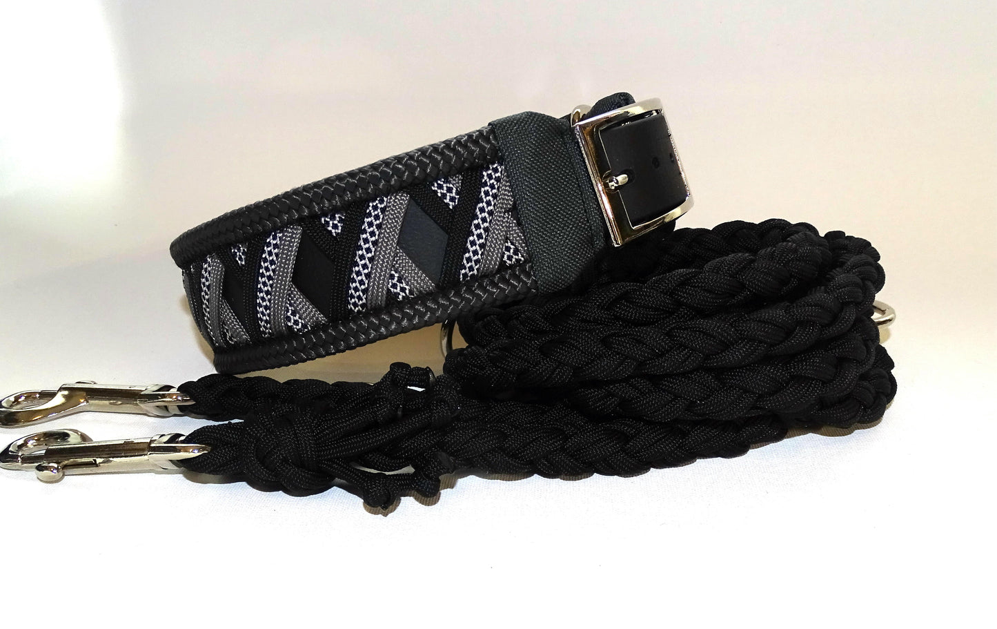 Funny Biothane Halsband Schwarz verstellbar