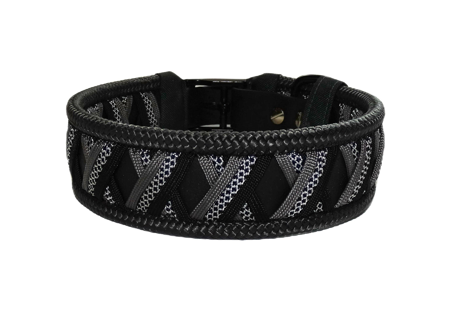 Funny Biothane Halsband Schwarz verstellbar