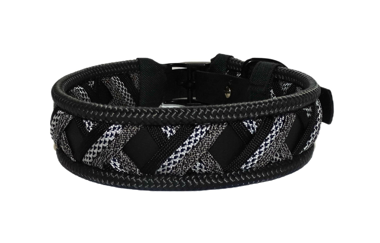 Funny Biothane Halsband schwarz verstellbar