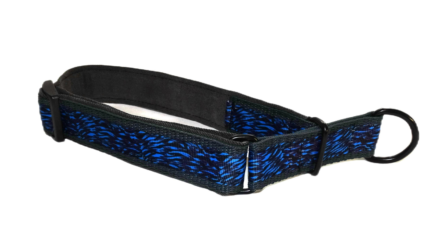 Hundehalsband Tilda Blau gepolstert
