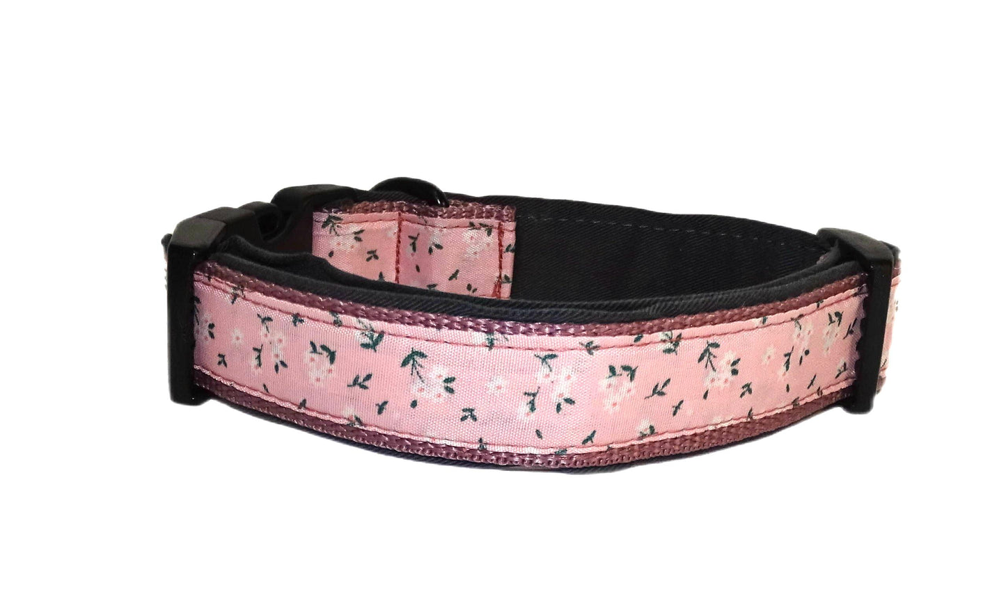 Hundehalsband Tilda Rosa gepolstert