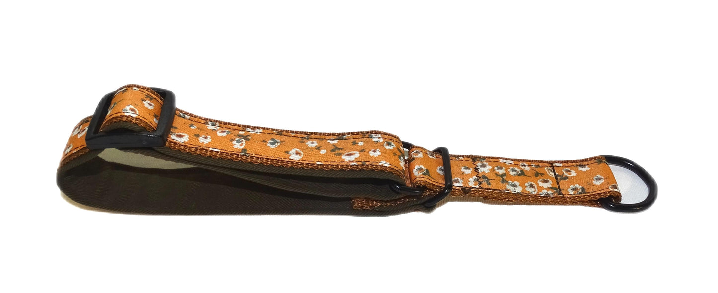 Hundehalsband Tilda Orange gepolstert