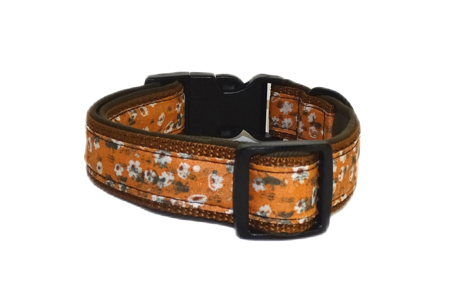 Hundehalsband Tilda Orange gepolstert