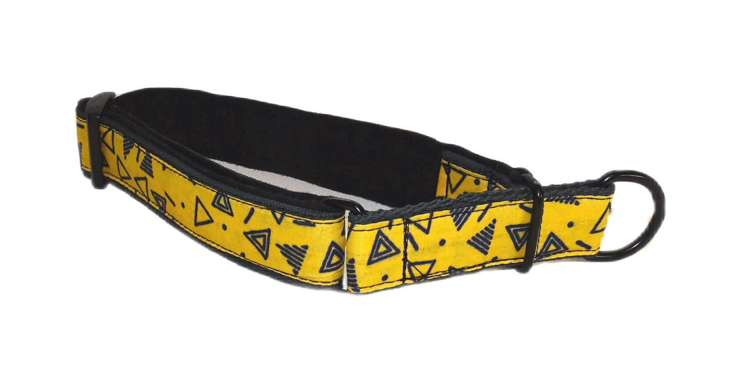Hundehalsband Tilda Gelb gepolstert