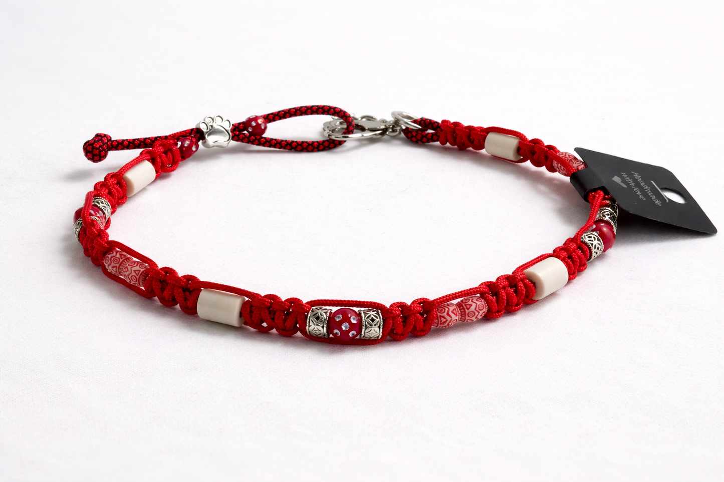 Marken Halsband Rot