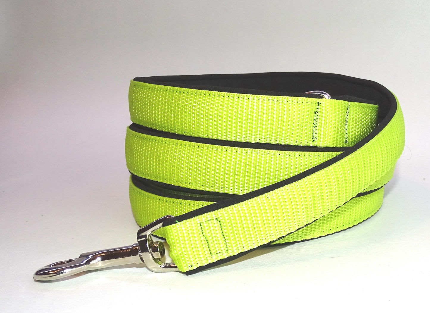 Softshell Leine schwarz / neon grün