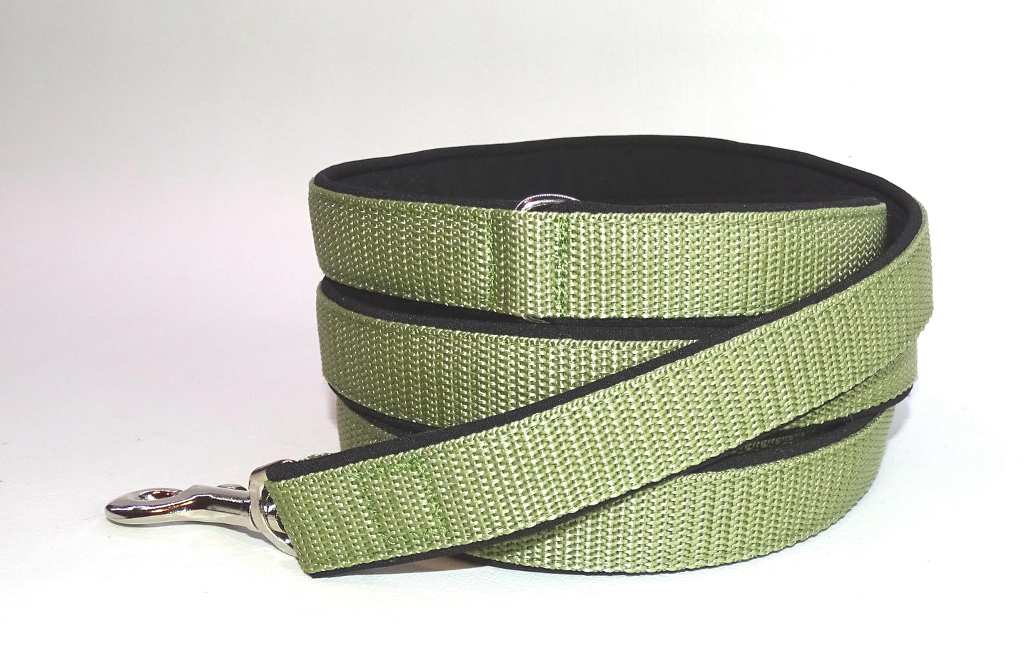 Softshell Leine schwarz / olive