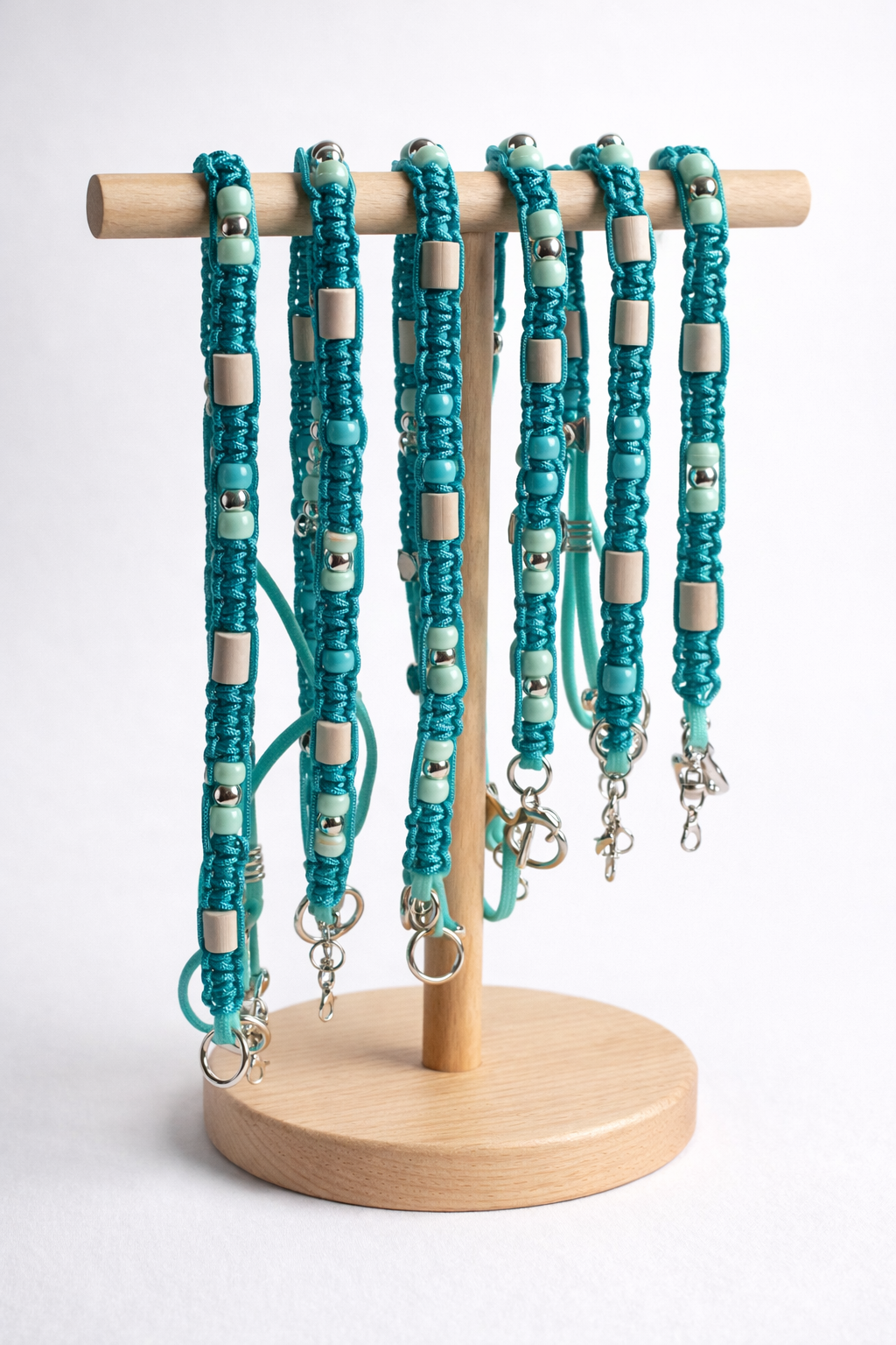 Marken Halsband Türkis