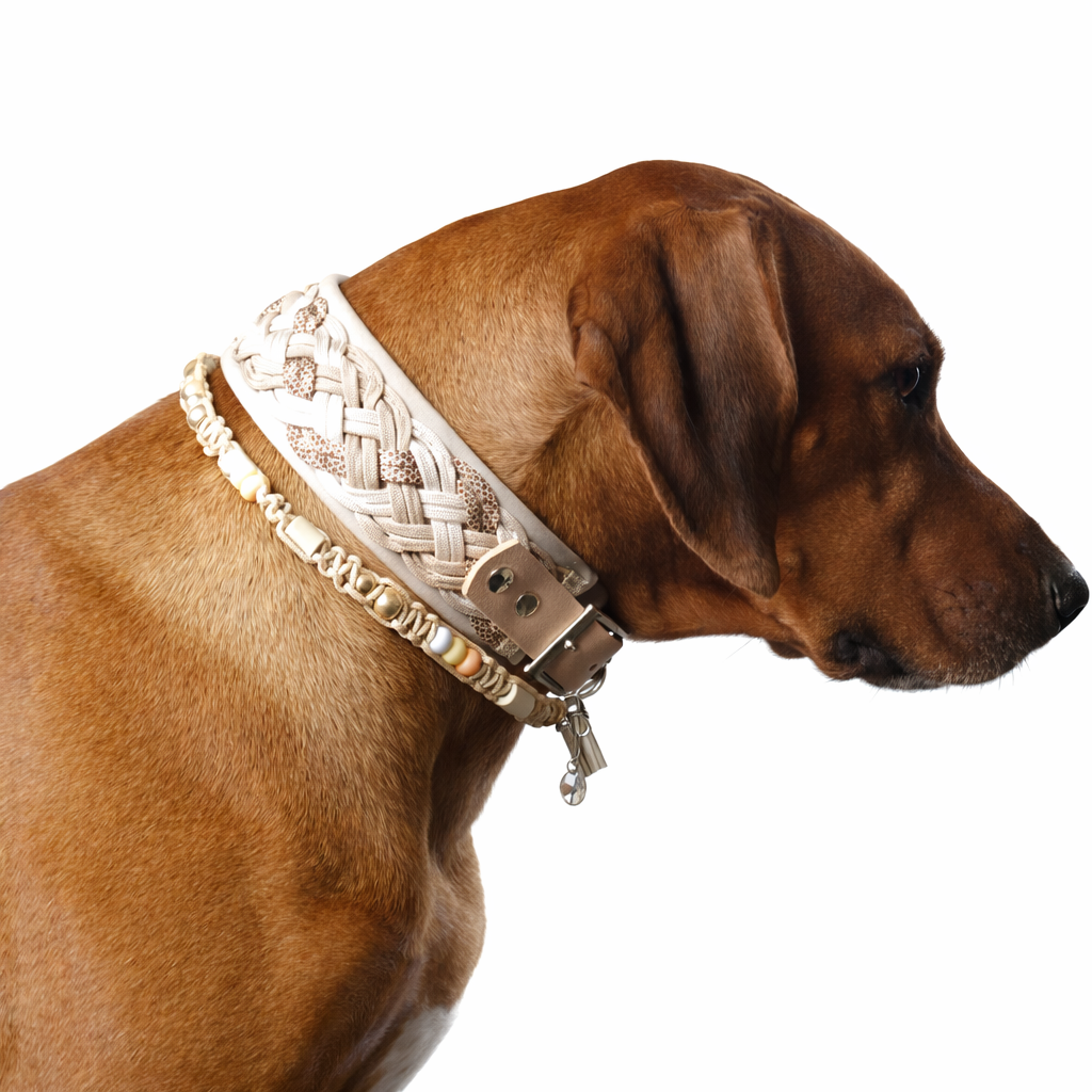 Marken Halsband Beige