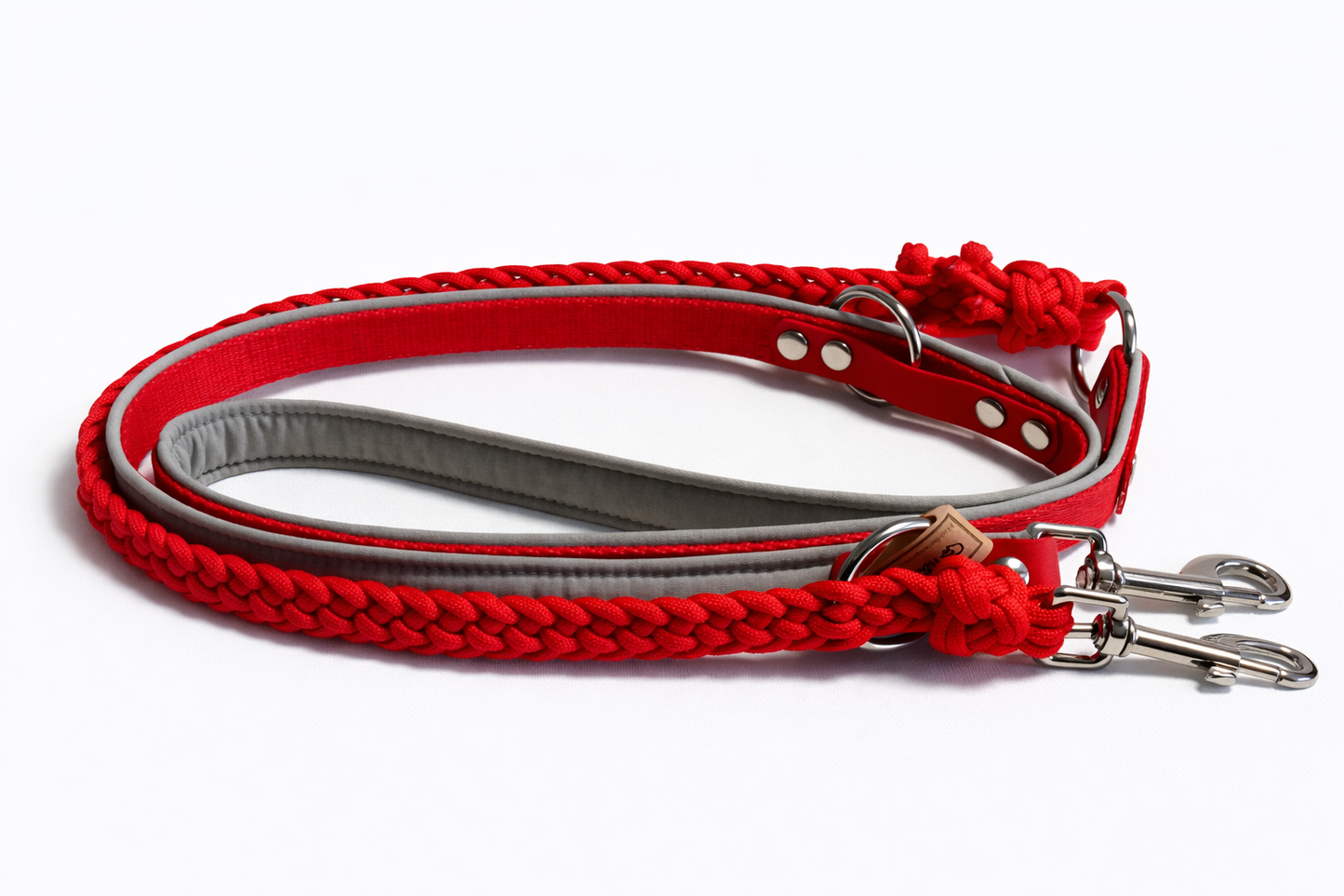 Softshell Leine mit geflochtenem Paracord