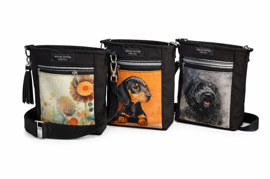 Handgemachte Taschen mit einzigartigen Illustrationen