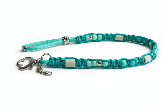 Marken Halsband Türkis
