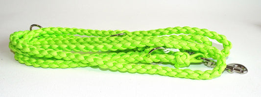 Paracord Leine mini in Neon Grün