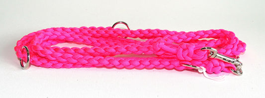 Paracord Leine mini in Neon Pink