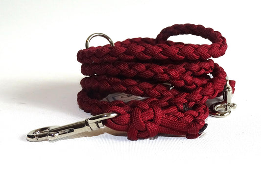 Paracord Leine mini in Bordeaux