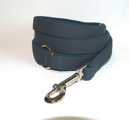 Softshell Leine dunkel grau / blau