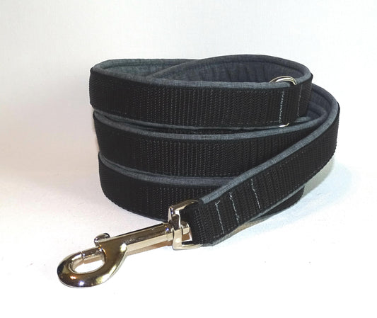 Softshell Leine grau / schwarz