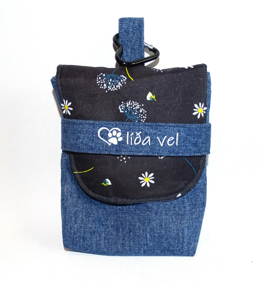 Futterbeutel Jeans blau