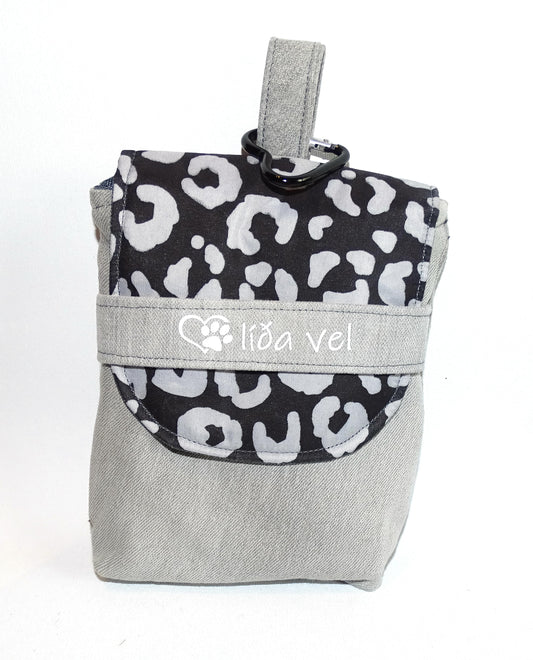 Futterbeutel Jeans grau