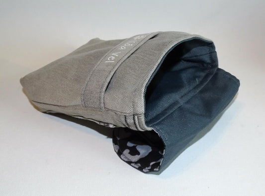 Futterbeutel Jeans grau