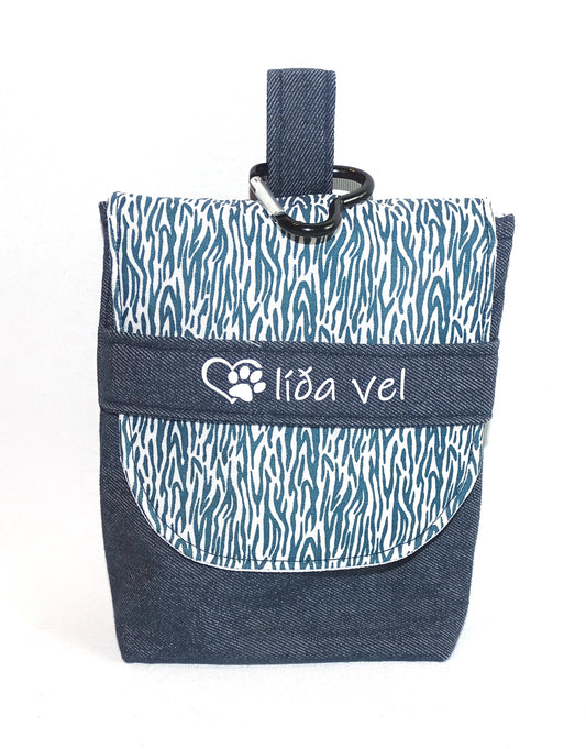 Futterbeutel Jeans dunkel blau