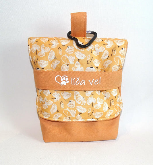 Futterbeutel Jeans hell orange