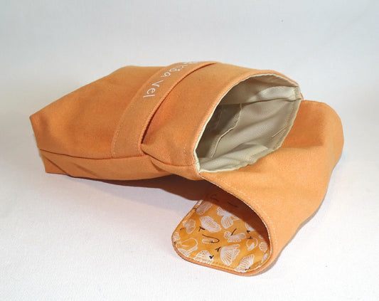 Futterbeutel Jeans hell orange