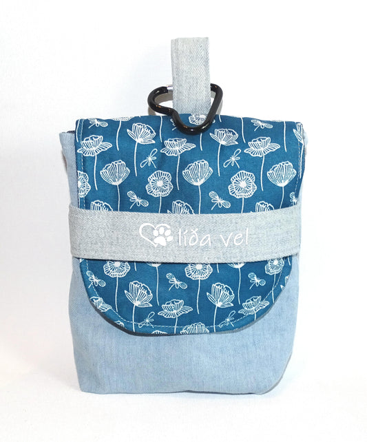 Futterbeutel Jeans hell blau