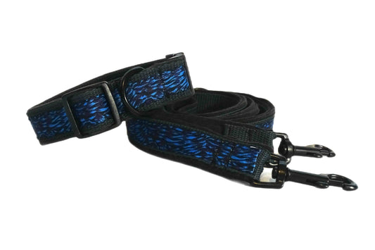 Hundehalsband Tilda Blau gepolstert