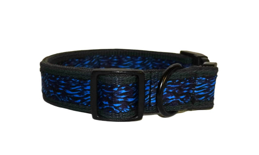 Hundehalsband Tilda Blau gepolstert