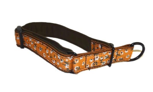 Hundehalsband Tilda Orange gepolstert