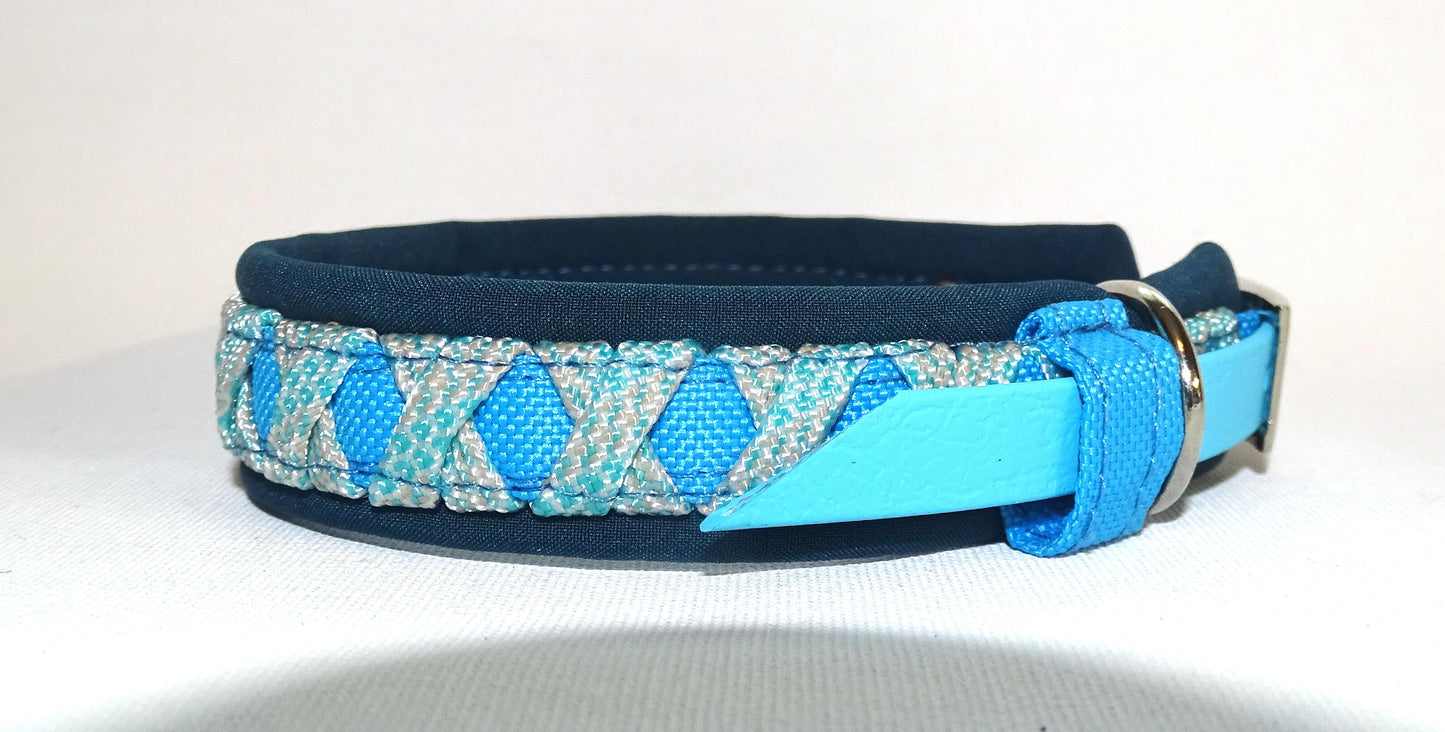 Funny Halsband Blau verstellbar