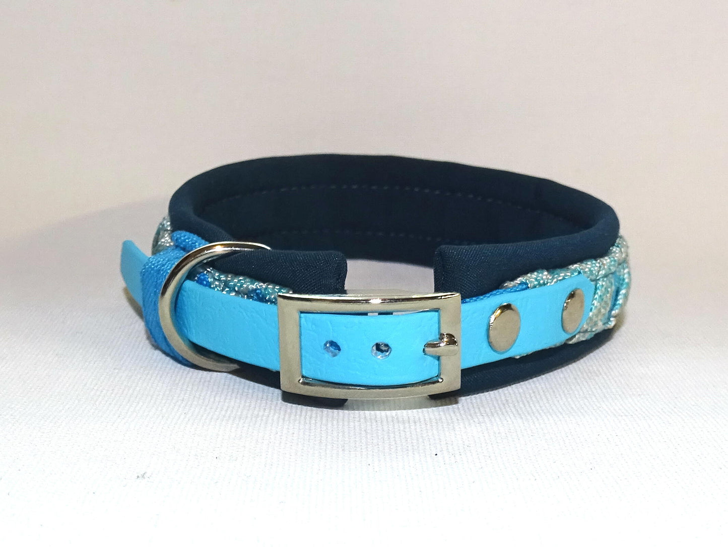 Funny Halsband Blau verstellbar