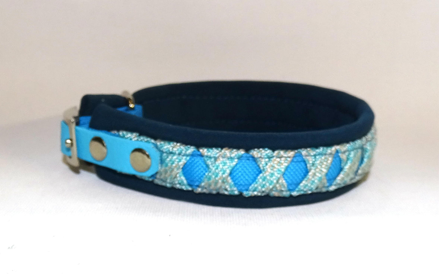 Funny Halsband Blau verstellbar