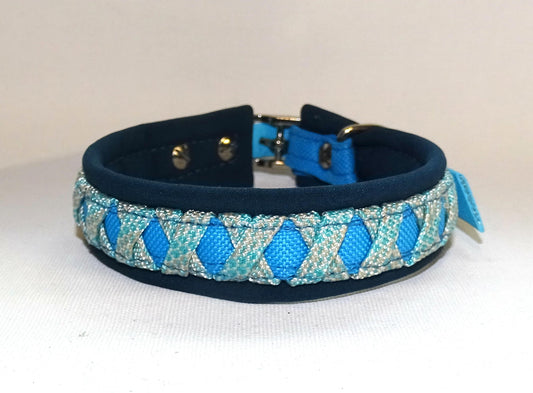 Funny Halsband Blau verstellbar