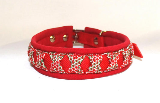 Funny Halsband Rot verstellbar