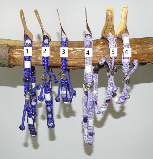 Marken Halsband Lila