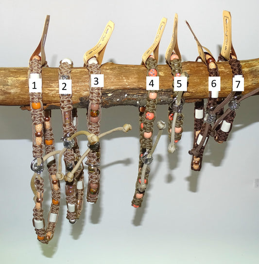 Marken Halsband Braun