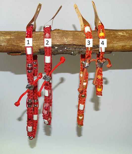 Marken Halsband Rot