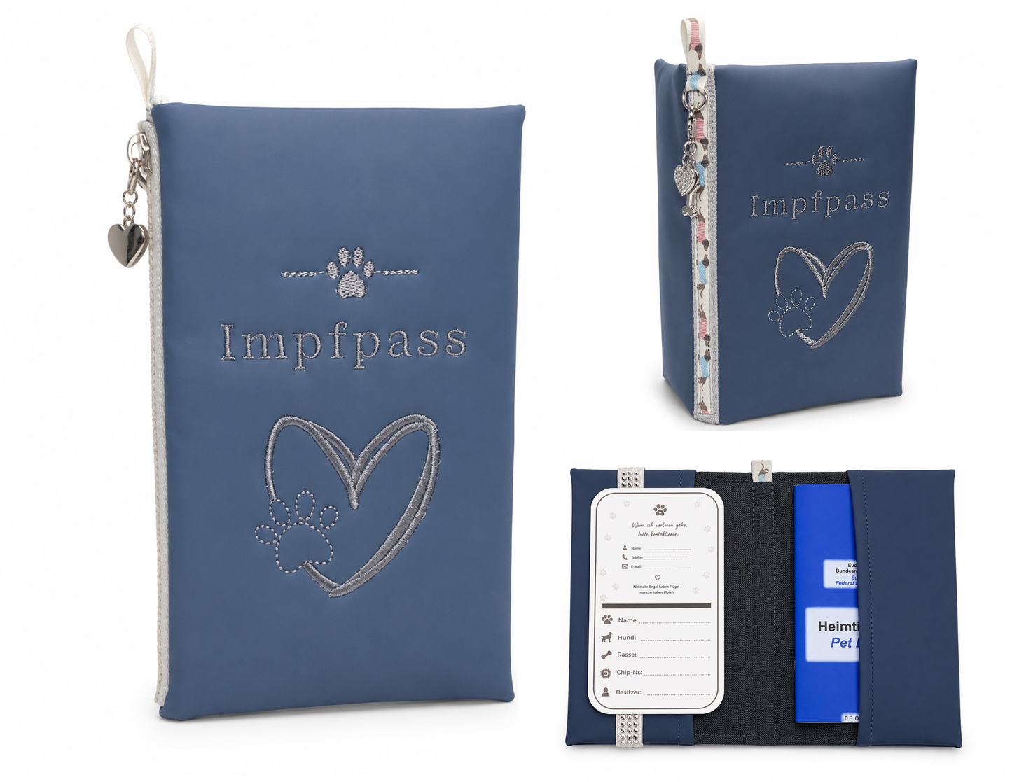 Handgemachte Impfpass Hülle