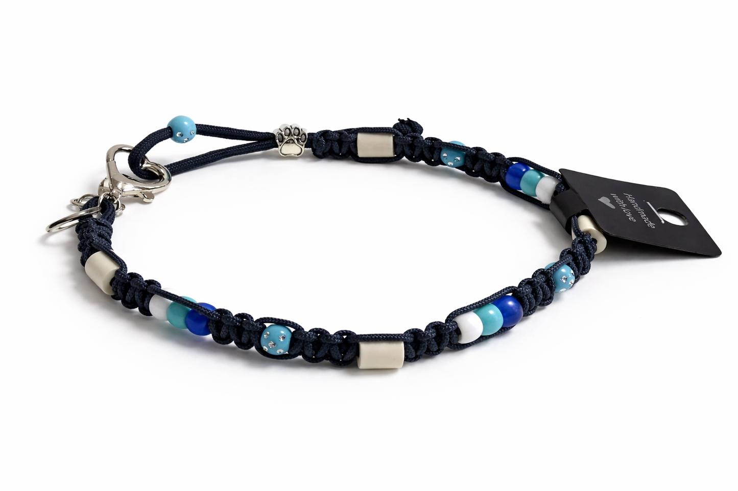 Marken Halsband dunkel Blau