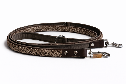 Softshell Leine mit Paracord Muster in gesamter Länge