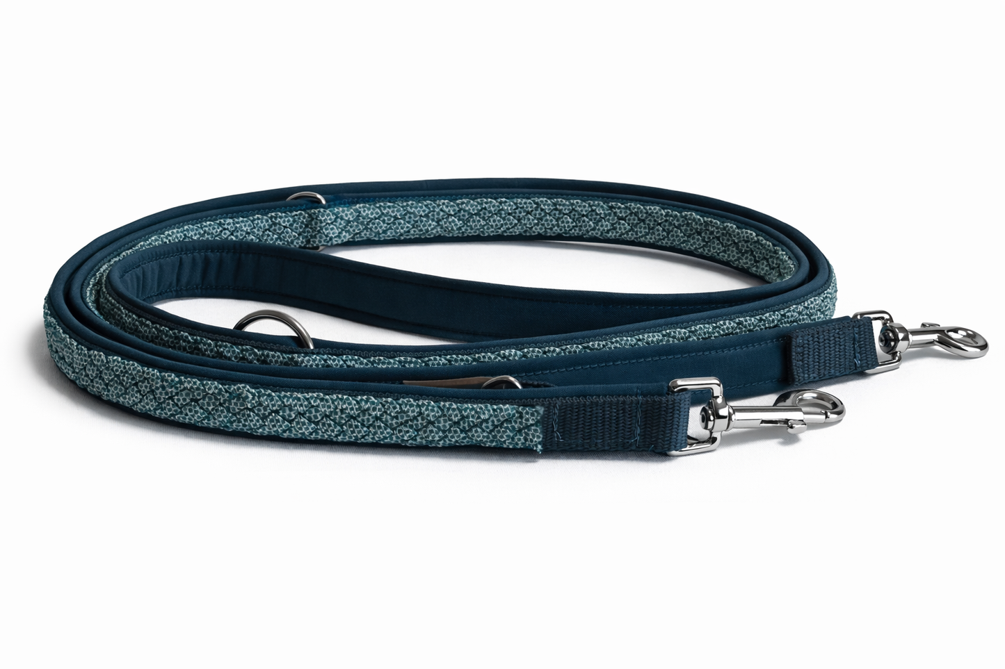 Softshell Leine mit Paracord Muster in gesamter Länge, viele Farben
