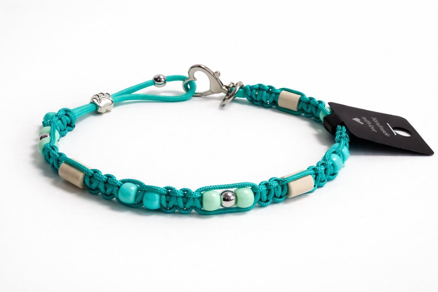 Marken Halsband Türkis