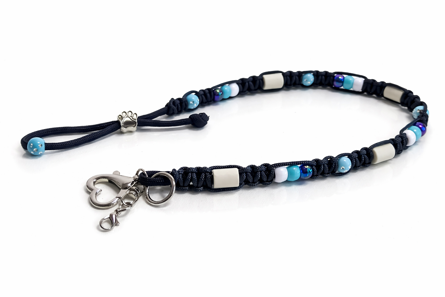 Marken Halsband dunkel Blau