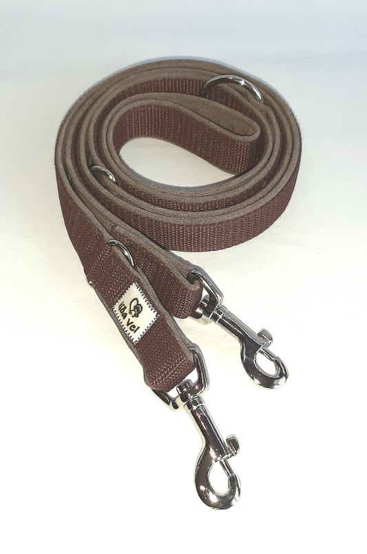 Softshell Leine braun / braun