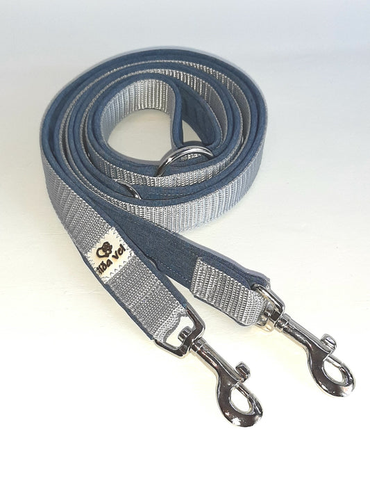 Softshell Leine blau / grau